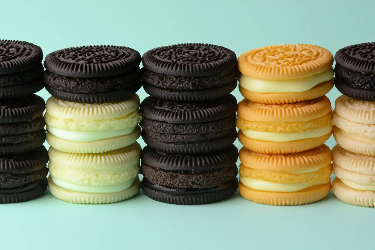 u6185574297 A comparison shot of Oreos in different flavors a 9a4d1fa7 f78e 4a8a a5a7 bf35eb70bc65 1 www.noryrecipes.com