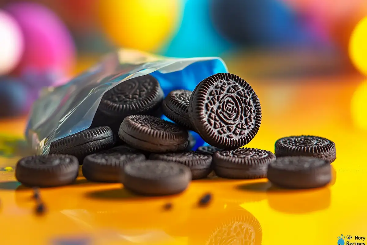 u6185574297 Prompt A vibrant photo of mini Oreos spilling out b54a1f0b d457 4d91 9489 d06c4ee48a0e 0 www.noryrecipes.com